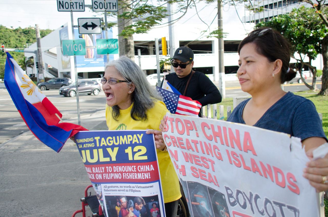 Guam in Photos 2019 - July - Residents protest Chinese activities in the South China Sea
